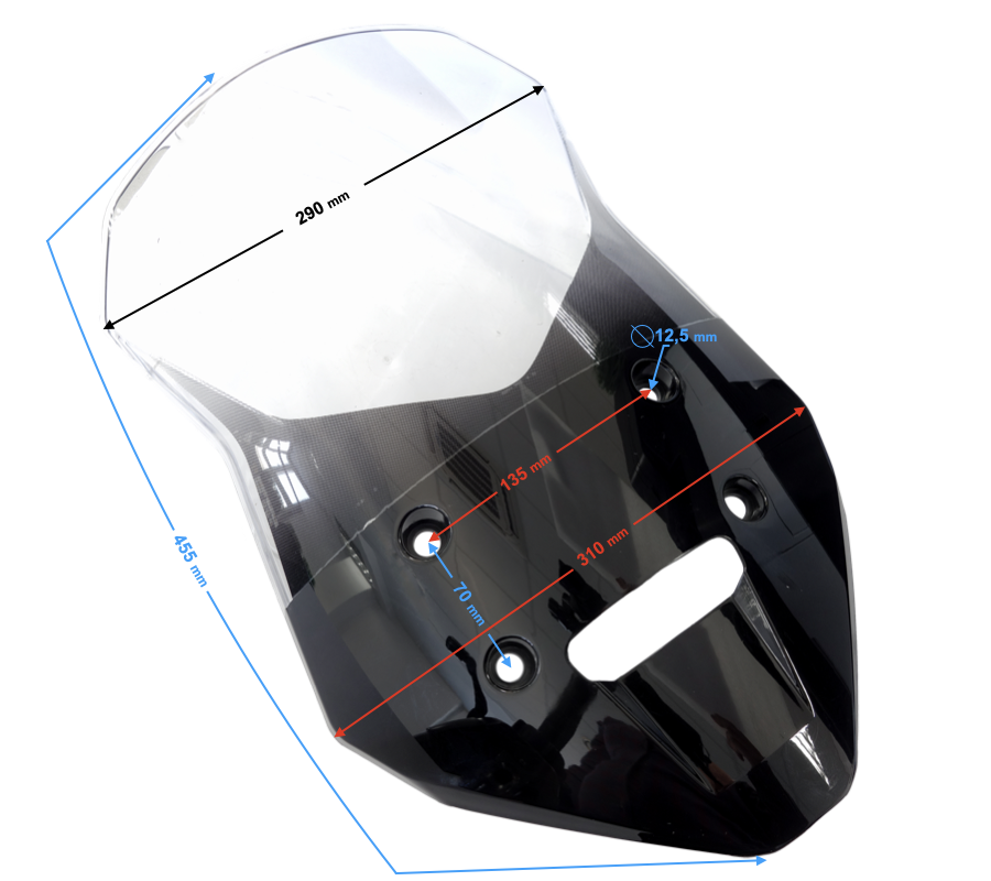 windscherm Kuip - Barton GT 125